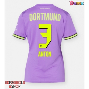 Borussia Dortmund Waldemar Anton #3 Tredje trøje Dame 2026-27 Kort ærmer Borussia Dortmund Waldemar Anton #3 Tredje trøje Dame 2026-27 Kort ærmer